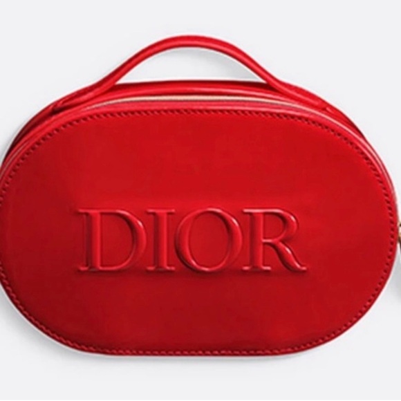 Dior Handbags - Dior GWP Vibrant Red Cosmetic Case